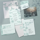 Rustikale Blaue Verspielte Blumen Save The Date
