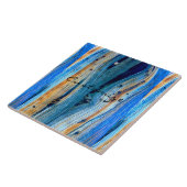 rustikale blaue Wacholderbuschholzbretter Fliese (Seite)