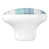 Rustikale blaue Wasserstraßen Keramikknauf (Seitenansicht)