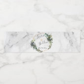 Rustikale Blauer Gum Eucalyptus Sweet Honeycomb Fr Wasserflaschenetikett (Einzelnes Label)