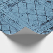 Rustikale Blechdeckeldecke mit 60 lb Umschlagpapie Geschenkpapier (Ecke)