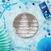 Rustikale Blick-Kiefern personifizieren Pappteller (Party)