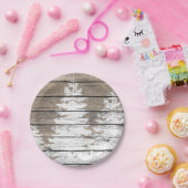 Rustikale Blick-Kiefern personifizieren Pappteller (Party)