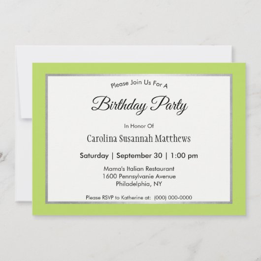 Rustikale Blockhütte Foto Geburtstag Einladung (Rückseite)