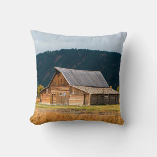 Rustikale Blockhütte in Grand Teton National Park, Kissen