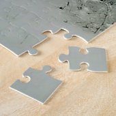 Rustikale Blockhütte Wintermagie Puzzle (Seite)