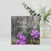 Rustikale Blume an Bord (Stehend Vorderseite)