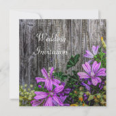 Rustikale Blume an Bord (Vorderseite)