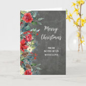 Rustikale Blume aus dem Weihnachtsfest Karte (Gelbe Blume)