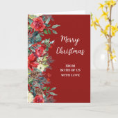 Rustikale Blume aus dem Weihnachtsfest Karte (Gelbe Blume)