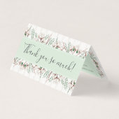 Rustikale Blume aus Südwolle auf Holz Vielen Dank (Vorderseite)