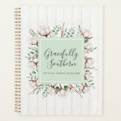 Rustikale Blume aus Südwolle auf Weißholz Planer (Vorderseite)