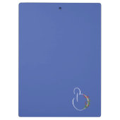 Rustikale Blume B Klemmbrett (Rückseite)