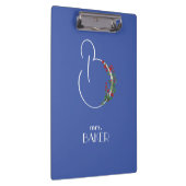 Rustikale Blume B Klemmbrett (Rechts)