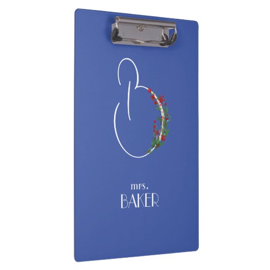 Rustikale Blume B Klemmbrett (Rechts)