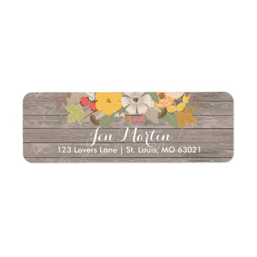 Rustikale Blume Brautparty (Vorne)