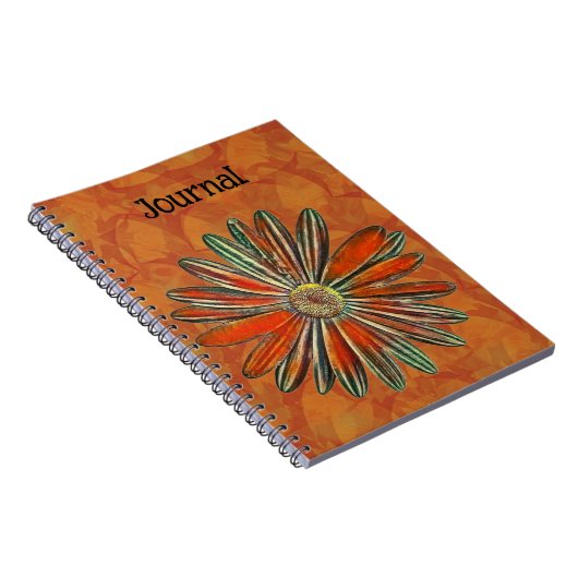 Rustikale Blume Daisy Art Journal Notizblock (Rechte Seite)