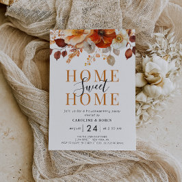 rustikale Blume, die Party Einladung