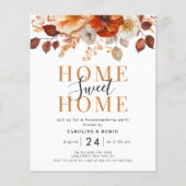 rustikale Blume, die Party Einladung (Vorderseite)