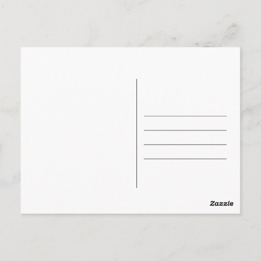 Rustikale Blume für Grüne Herde Save the Date Postkarte (Rückseite)