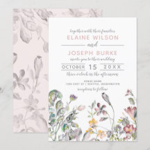 Rustikale Blume Hochzeit