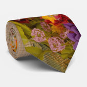 Rustikale Blume Hochzeit Neck Tie Krawatte (Gerollt)