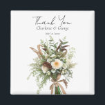 Rustikale Blume Hochzeitspazierbouquet Gastgeschen Magnet<br><div class="desc">Rustikale Blume Hochzeitsbukett Gastgeschenke Hochzeiten Magnet Dieses Design ist perfekt für Ihr grünes Weiß Blumen rustikale boho Hochzeitsthema. Einfache Anpassung und Personalisierung durch Hinzufügen von Text. Dieses wunderschöne Geschenk ist perfekt,  um Ihren Gast zu sehen. Und der letzte Glückwunsch für Ihre Hochzeit.</div>