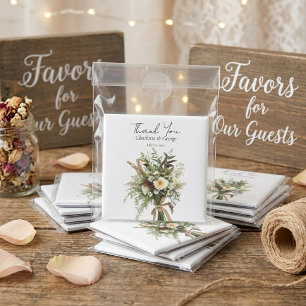 Rustikale Blume Hochzeitspazierbouquet Gastgeschen Magnet