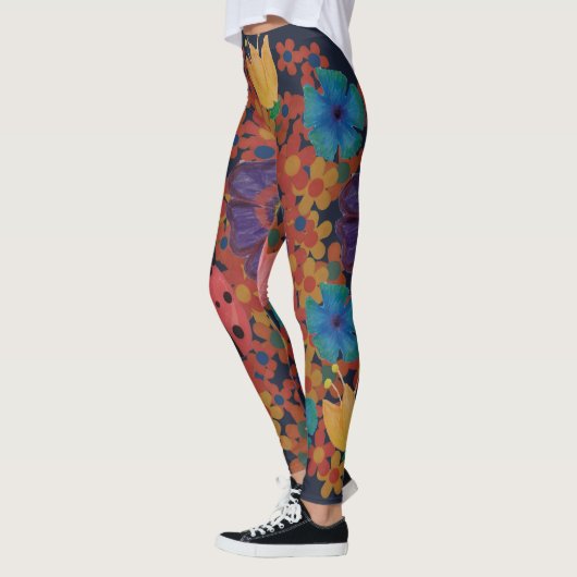 rustikale Blume Leggings (Links)