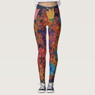 rustikale Blume Leggings