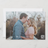 Rustikale Blume Periwinkle Pink Save The Date (Rückseite)