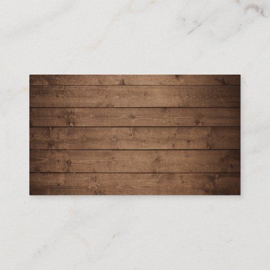 Rustikale Blume QR Code Geschenkregister Begleitkarte (Rückseite)