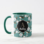 Rustikale Blume Tasse (Links)