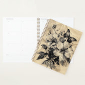 Rustikale Blume und Schmetterlinge - Altpapier (4) Planer (Anzeige)