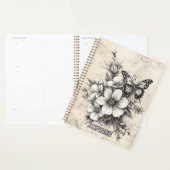 Rustikale Blume und Schmetterlinge - Altpapier (5) Planer (Anzeige)