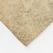 Rustikale Blume und Schmetterlinge - Altpapier (6) Fleecedecke (Ecke)