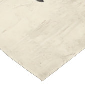 Rustikale Blume und Schmetterlinge - Altpapier (8) Tischdecke (Schrägansicht)