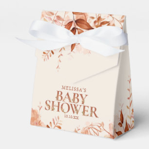 Rustikale Blumen-Herbst-Baby-Party Geschenkschachtel