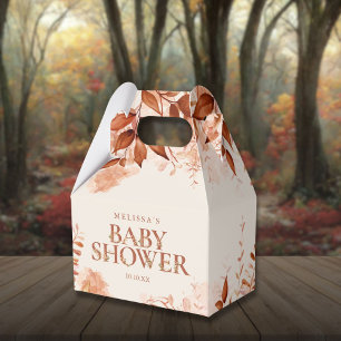 Rustikale Blumen-Herbst-Baby-Party Geschenkschachtel