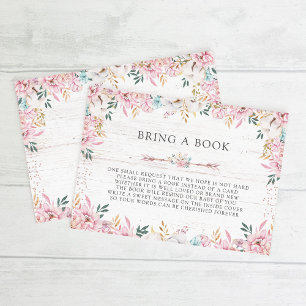 Rustikale Blumen & Pfeile bringen ein Buch Einladung