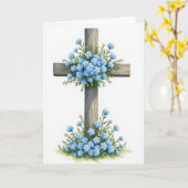 Rustikale Blumen Stehkarte Karte (Gelbe Blume)
