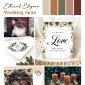 Rustikale Blumencocktail-Overlay-Hochzeit Einladung