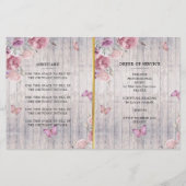 Rustikale Blumenfeier des Programms "Leben" (Rückseite)