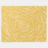 Rustikale Blumengarten Folklorekunst Fleece (Vorderseite (Horizontal))