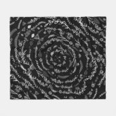 Rustikale Blumengarten Folklorekunst Fleece (Vorderseite (Horizontal))