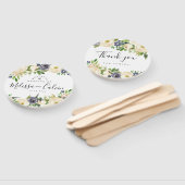 Rustikale Blumenhochzeit Begrüßungshandschuh Fächer (Non-assembled)