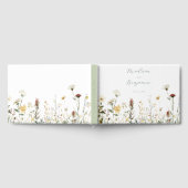 Rustikale Blumenhochzeit Gästebuch (Voll)