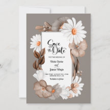 Rustikale Blumenhochzeit rettet das Datum