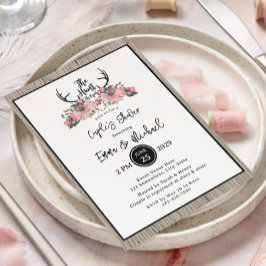 Rustikale Blumenjagd ist über mehrere Duschen Einladung