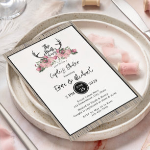 Rustikale Blumenjagd ist über mehrere Duschen Einladung